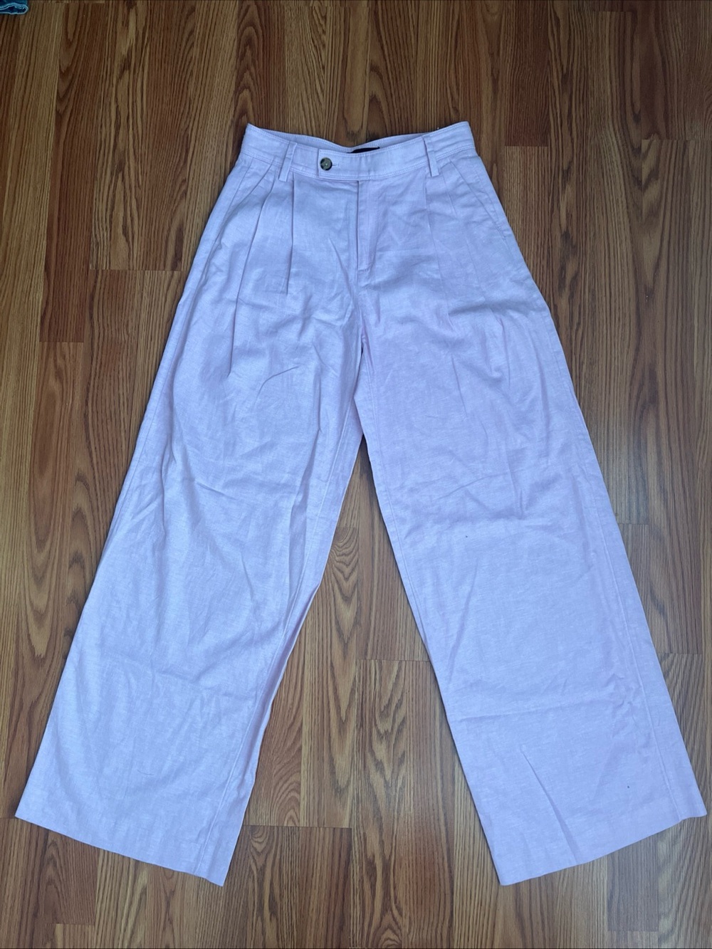 Banana Republic Men's Wide-Leg Chinos - Light Pink